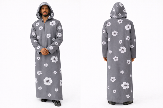 Hoodie Floral Djellaba